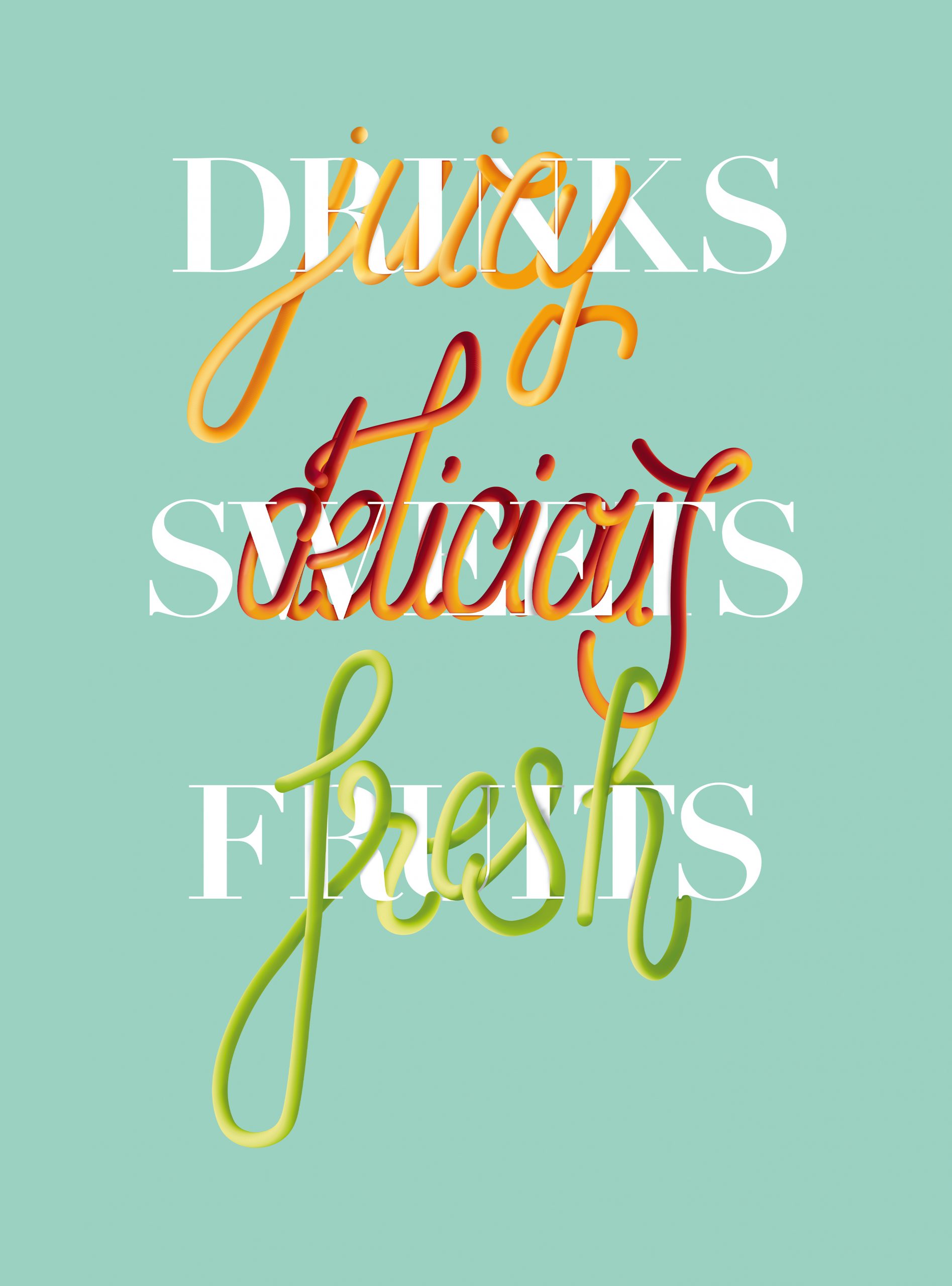 Typografie Illustration Typografie Illustration