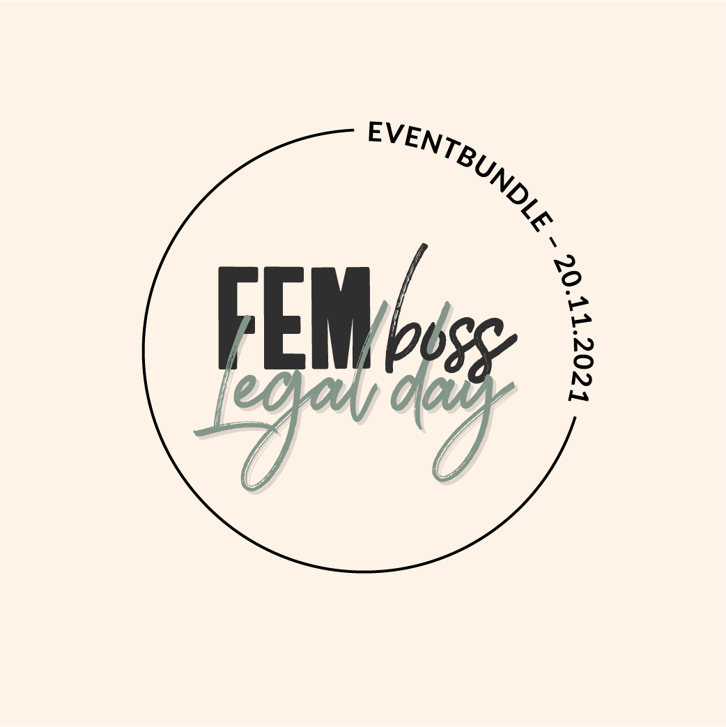 FEMboss corporate design eventreihe logo entwicklung LEGAL DAY